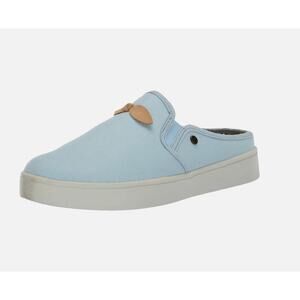 Spenco Womens Audrey Casual Slides 8 WIDE EU 38.5D Cool Blue Sneaker Mule NIB